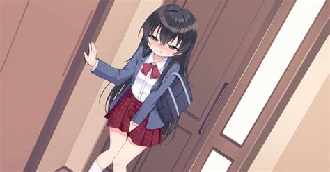 #もうダメもれちゃう おしっこ我慢限界でトイレ借りに来た清楚系黒髪ロング美少女制服JK - 運行執行のイラスト - pixiv