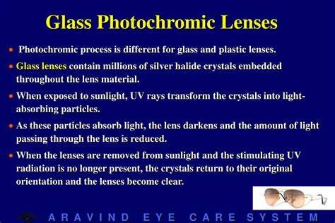 photochromatic lenses powerpoint    id