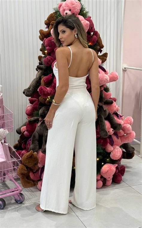 Conjunto Body E Calça - Conjunto Body e Calça - Tecido Anarruga | Tamanho Único