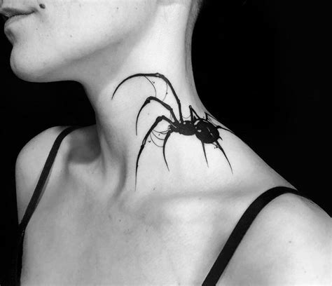 Realistic Spider Tattoo