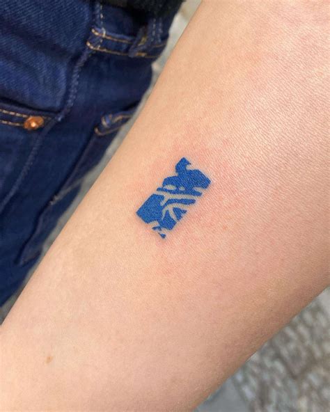 Blue ink tattoos – Artofit