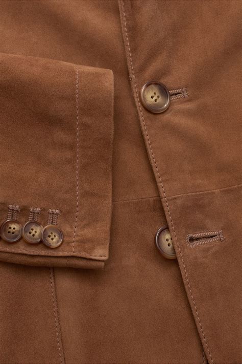 MANDELLI suede jacket brown | BRAUN Hamburg