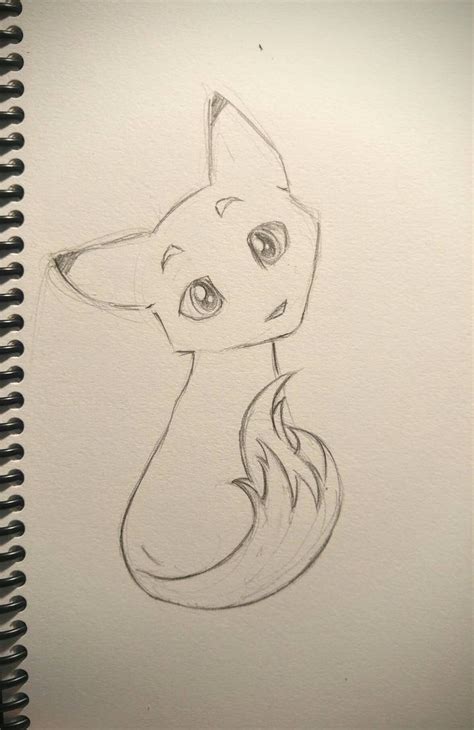 small doodle fox by aideens-art on DeviantArt