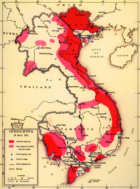 Indochina, 1951. - Maps on the Web