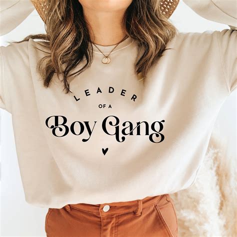 Leader of a Boy Gang Svg, Boy Mama Svg, Mother's Day Gift, Mom of Boys