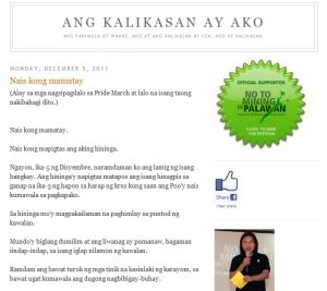 ang kalikasan ay ako human rights  philippines