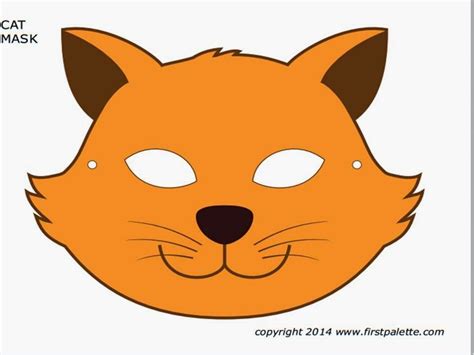 Máscara De Gatinho Para Imprimir - RETOEDU