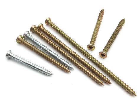 Galvanized Concrete Fixing Screws , Plasterboard Frame Fixing Screws