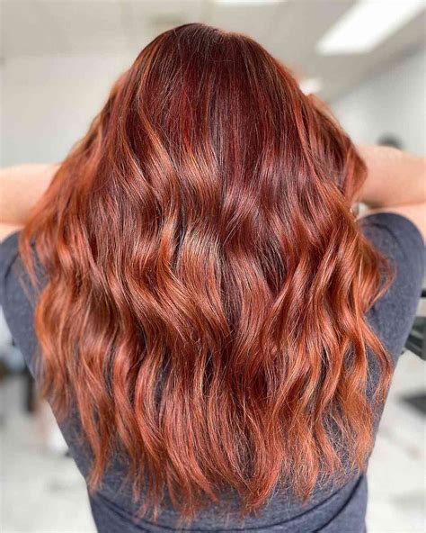 Copper Red Hair Color Chart