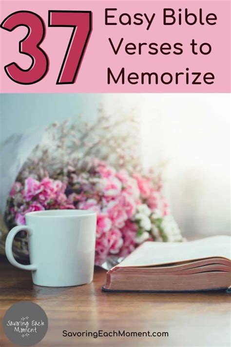 easy bible verses  memorize savoring  moment
