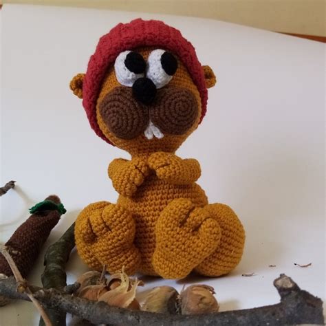 Beaver. Crochet pattern