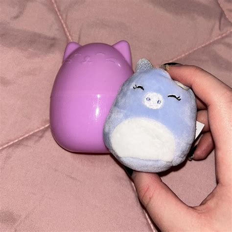 Squishmallows Pink and Blue Stuffed-animals | Depop