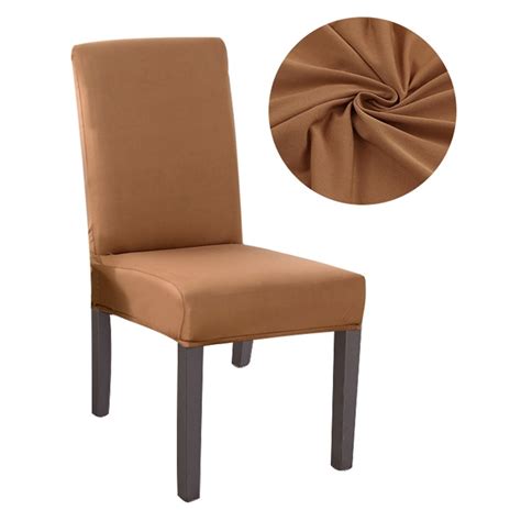 Калъф за стол Zola®, Универсален, Мек, Еластичен, Кафяв - eMAG.bg
