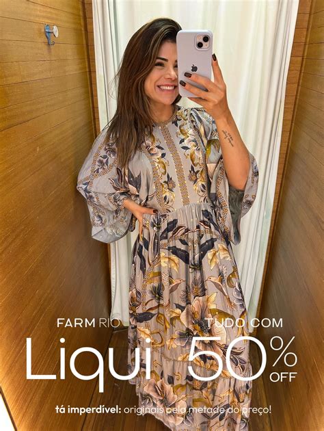 Kelly Amorim - looks farm 💕 | 50%off 🔥 Vestido cropped jardim real Pp