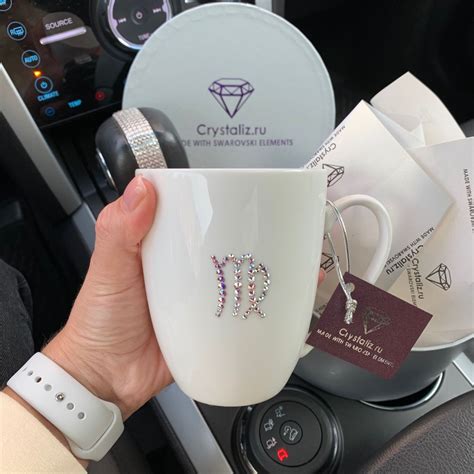 Знак зодиака дева из страз на кружке | Diy mugs, Mugs, Swarovski elements