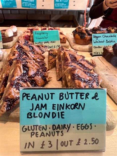 Menu at E5 Bakehouse cafe, London