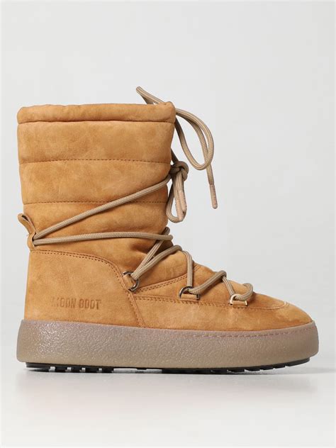 Moon Boot Boots Woman Color Biscuit | ModeSens