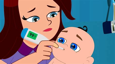 Sick Song | BabaSharo TV Nursery Rhymes & Kids Songs - YouTube