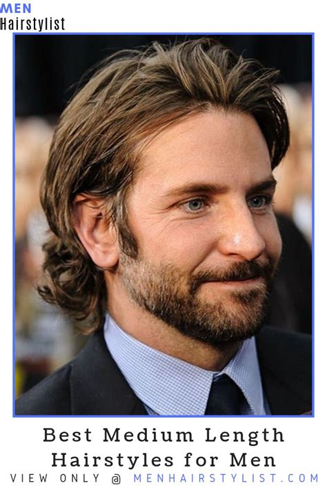 mid length hairstyles men
