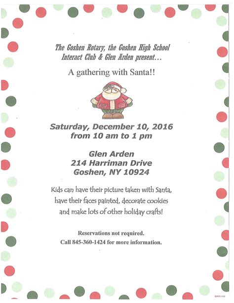 2016 Glen Arden, Interact & Rotary Kids Party | Rotary Club of Goshen