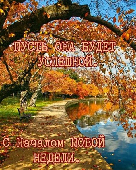 Открытка Успешной новой недели!