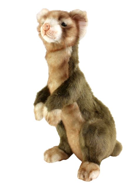 Soft Toy Ferret, Polecat by Hansa (32cm) 4556 | Lincrafts