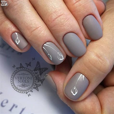 Top 100 Matte Nail Art Design Ideas | Лак для нігтів, Гелеві нігті ...