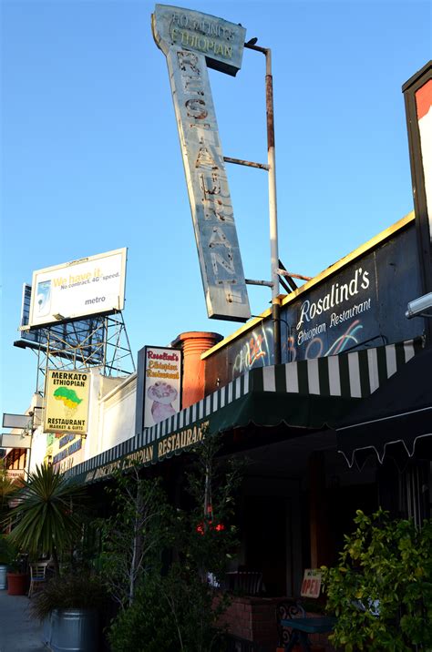 Photo a Day | Typography of LA: Little Ethiopia. Merkato is my...