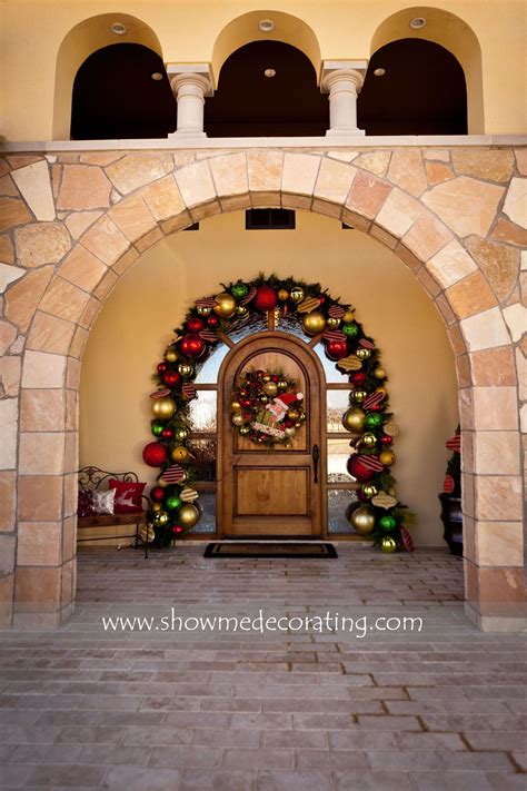 Arch Ideas Outdoor Christmas Door