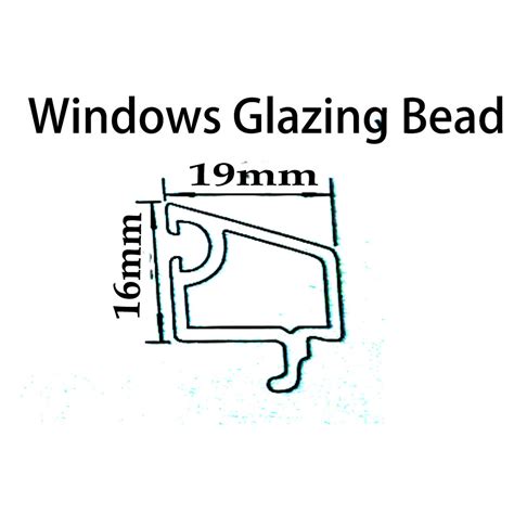 IP20 Sliding Window Glazing Bead | LUCKYHOME GLASS ALUMINUM UPVC