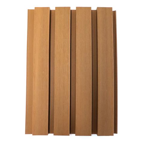 wpc wood wall cladding curved fluted  wall panel building material