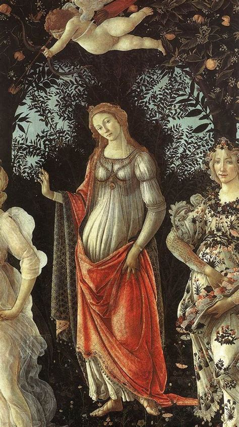 Сандро Боттичелли. Весна. Фрагмент Early Renaissance Painting ...