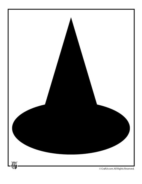 Witch Hat Template Printable
