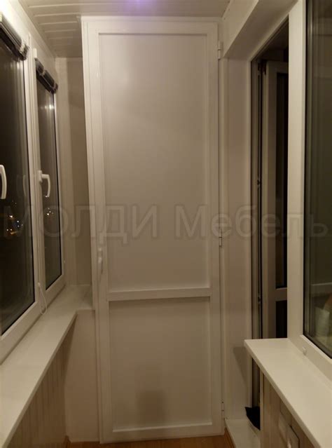 Пластиковый шкаф на балкон купить в Москве от производителя МОЛДИ Мебель