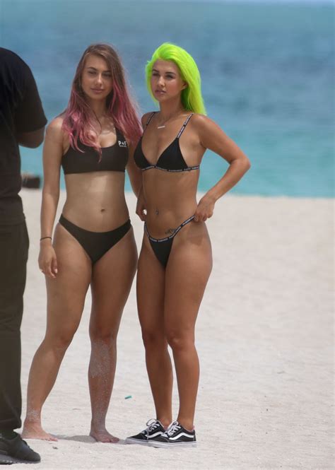 MADISON SKYLAR in Bikini at Beach in Miami 05/12/2018 – HawtCelebs