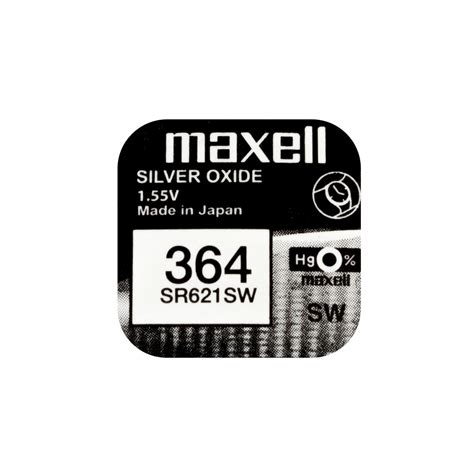 SR621SW (364) 10 Pcs - Maxell