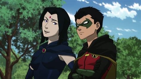 Teen Titans: The Judas Contract - Raven and Damian | Teen titans, Raven ...