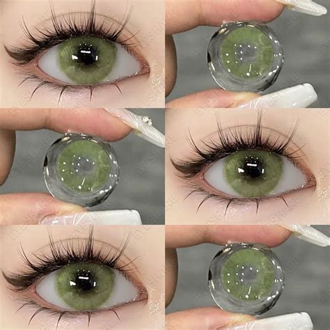 green eye contacts pretty contacts colored contact lenses eyes lenses