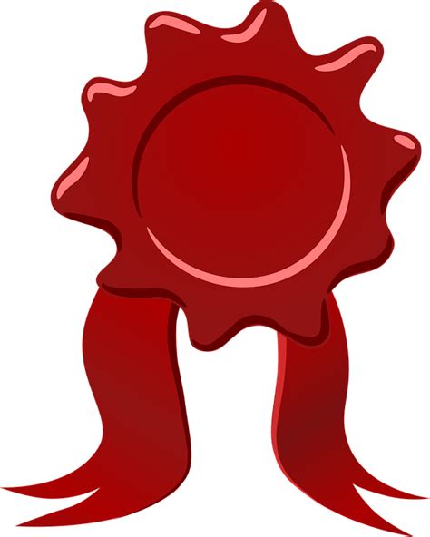 Download Certificate, Official, Red. Royalty-Free Vector Graphic - Pixabay 