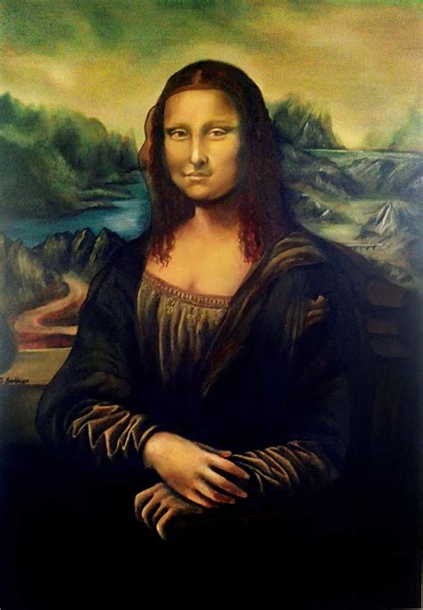 Reproduction Tableau de Léonard DeVinci, La joconde Mona Lisa. Peinture ...