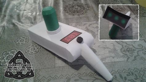 Hellsword Papercraft: Rick And Morty Portal Gun Life Size Papercraft