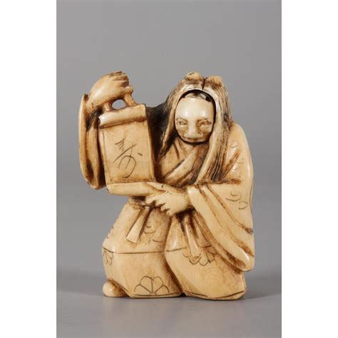 Good Japanese Carved Ivory Netsuke,