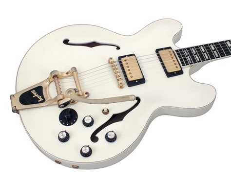 Pre-Owned Gibson Custom Shop 2010 ES 345 VOS Alpine White with Bigsby ...