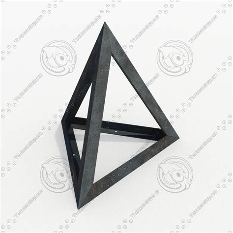 3d model barriers - tetraeder obstacle