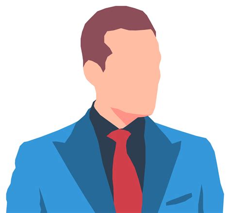 ffff faceless male avatar image svg freepngimg