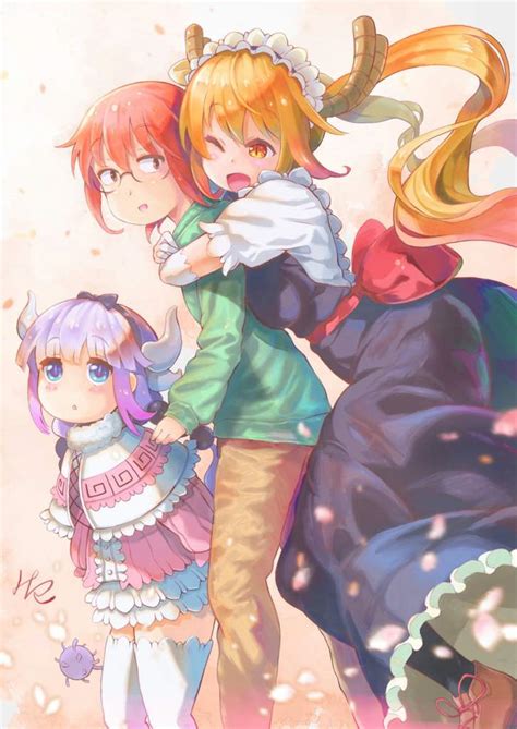 Дракон-горничная Кобаяши-сан | Аниме Amino Amino