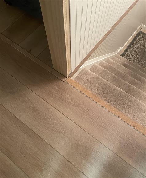 How to transition from the lvp carpet on stairs. : r/Flooring
