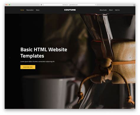 20 Basic HTML Templates 2020 | AdminLTE.IO