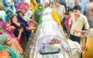 draping  indian national flag  civilian funeral   offence