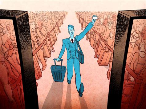 Flying Through Airport Lines - The New York Times